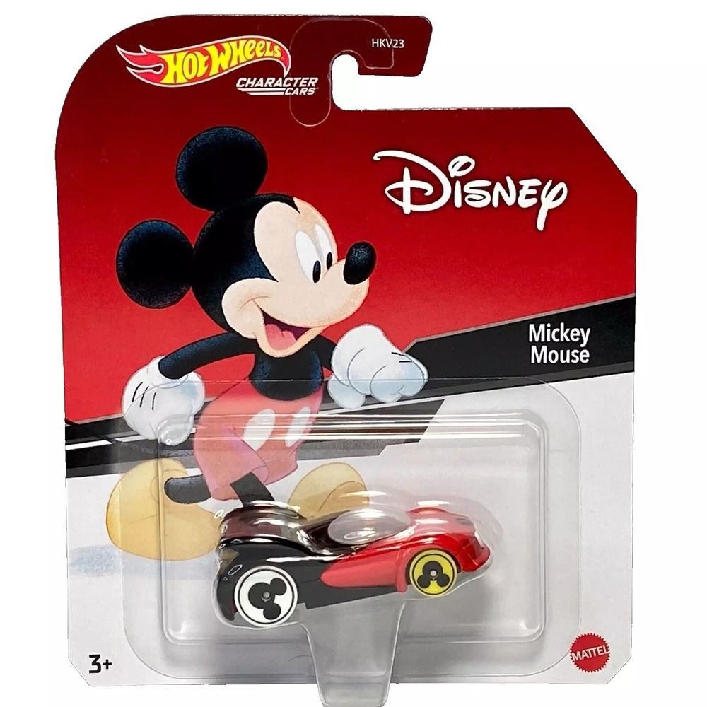 Mickey Mouse Hot Wheels Disney Character Cars 1/64 Die-cast Model Car NIP 2021